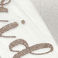 Cloud Color Bride Sash with luxury decoratvie stone script logo
