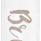 Cloud Color Bride Sash with luxury decoratvie stone script logo